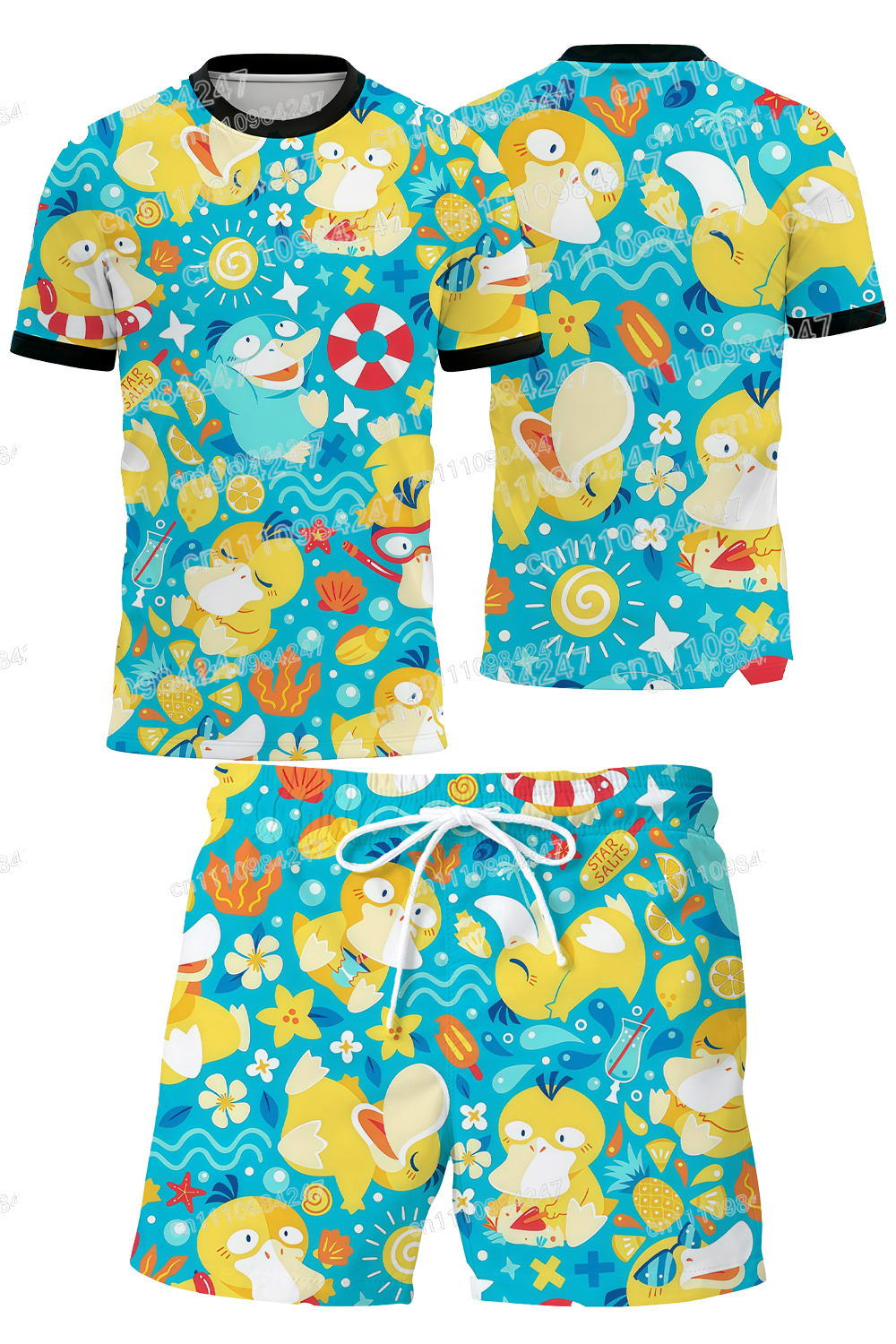 Summer Clothing Men Sale - 2026 Hot Sale Pokemon Psyduck 2