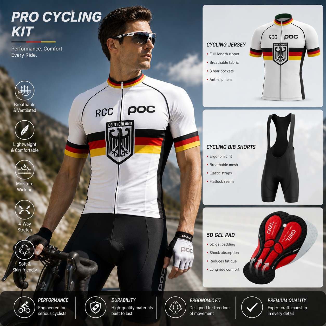 Summer Clothing Men Sale - RCC POC 2026 Short Sleeve Men