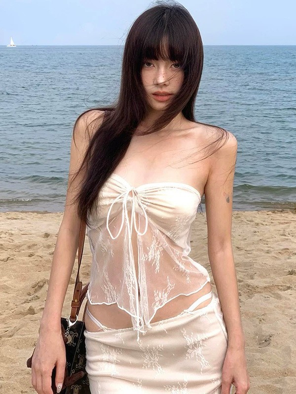 Summer Clothing Styles For Women - Summer Women's Clothing Sexy Lace Strapless