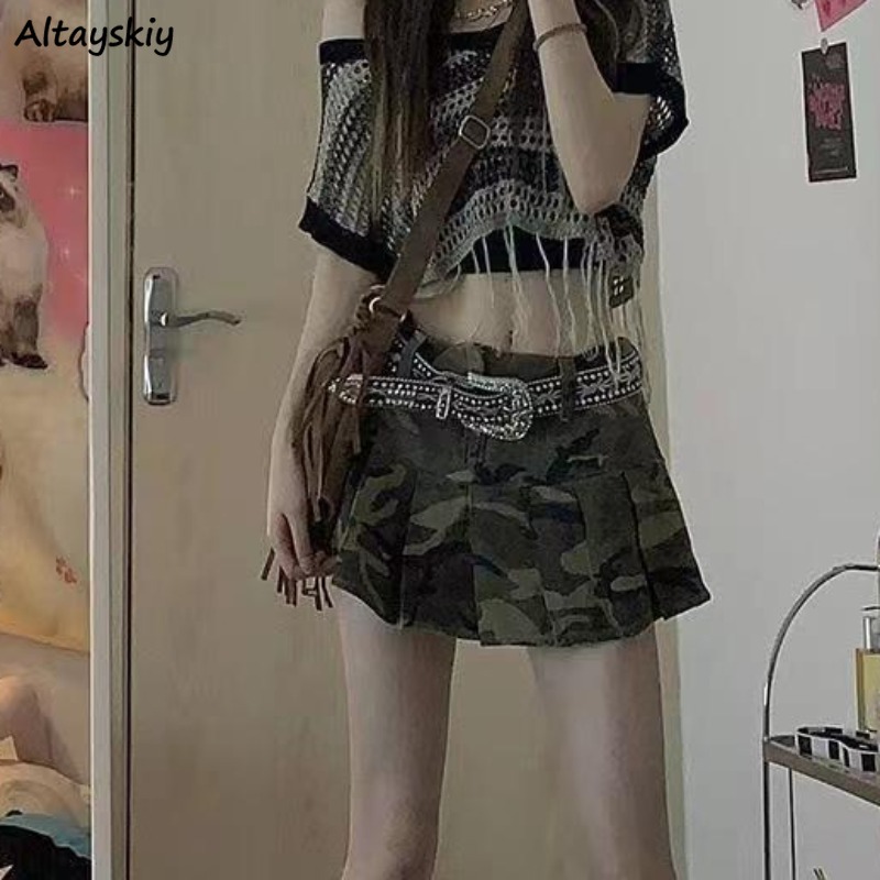 Pleated Skirts for Women Ameri - Summer Clothing Young Women 리뷰 및 가격