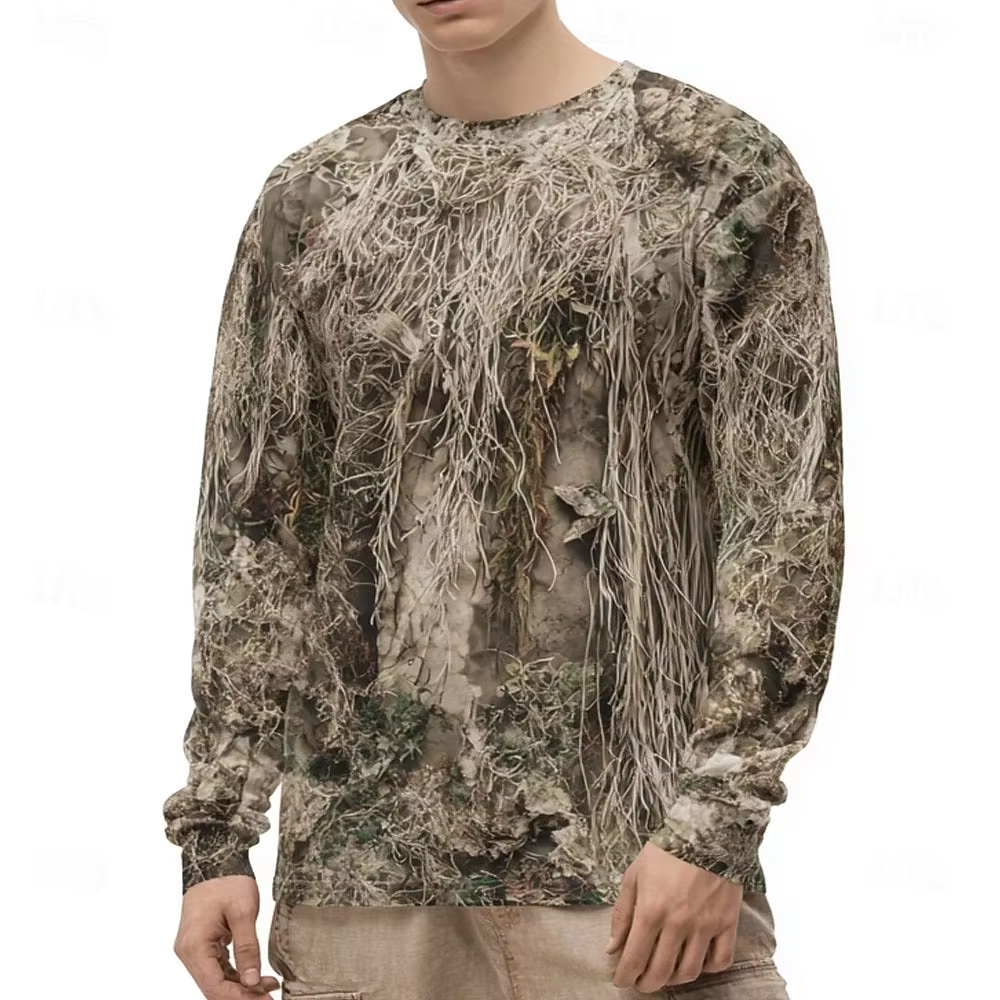 Men's Camo Animal Print Long S - Summer Clothing Types 리뷰 및 가격