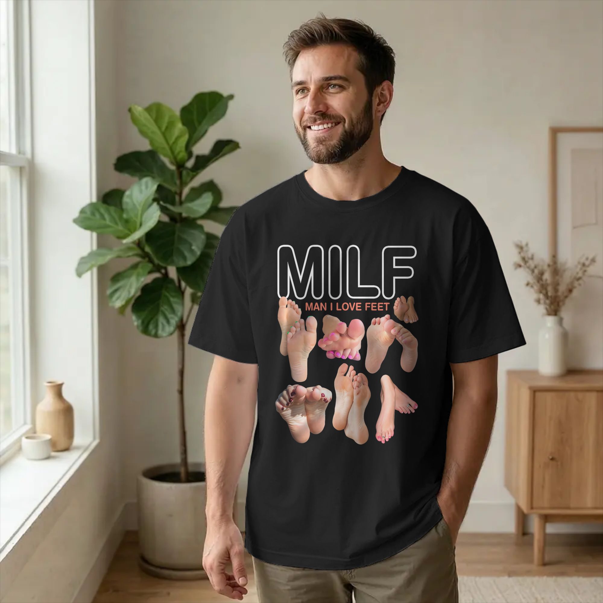 Fashion MILF Man I Love Feet F - Summer Clothing Quotes 리뷰 및 가격