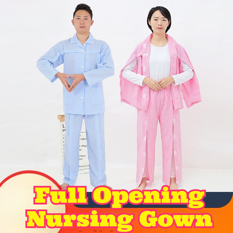 Full Open Stick Patient Pajama - Summer Clothing Wear 리뷰 및 가격