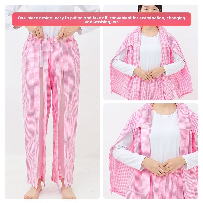 Full Open Stick Patient Pajama - Summer Clothing Wear 리뷰 및 가격