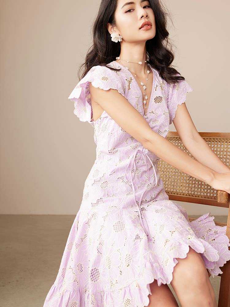 Beach Women's Lace embroidery  - Summer Clothing Drawing 리뷰 및 가격