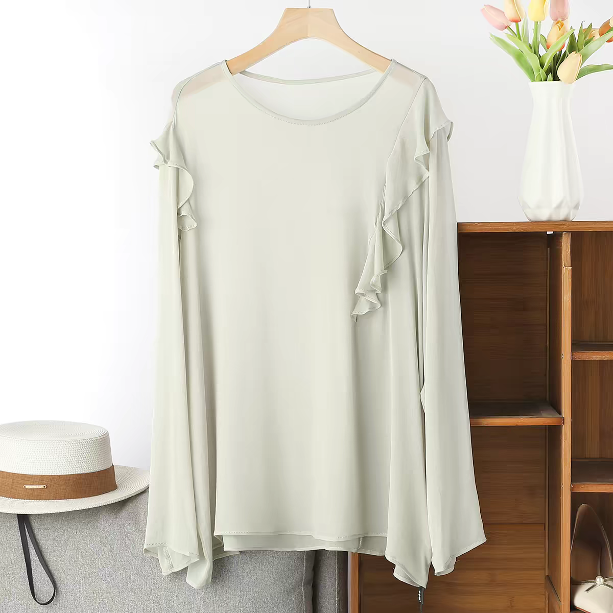 French Elegant Long Sleeve Ruf - Summer Clothing Styles For Women 리뷰 및 가격