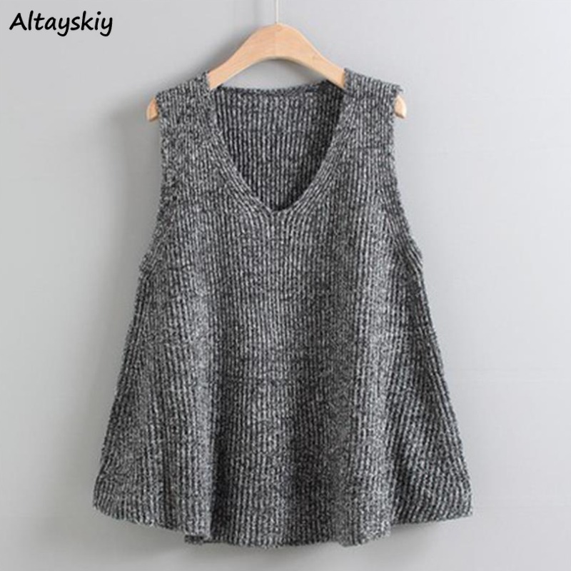 Loose Sweater Vest for Women F - Summer Clothing Young Women 리뷰 및 가격