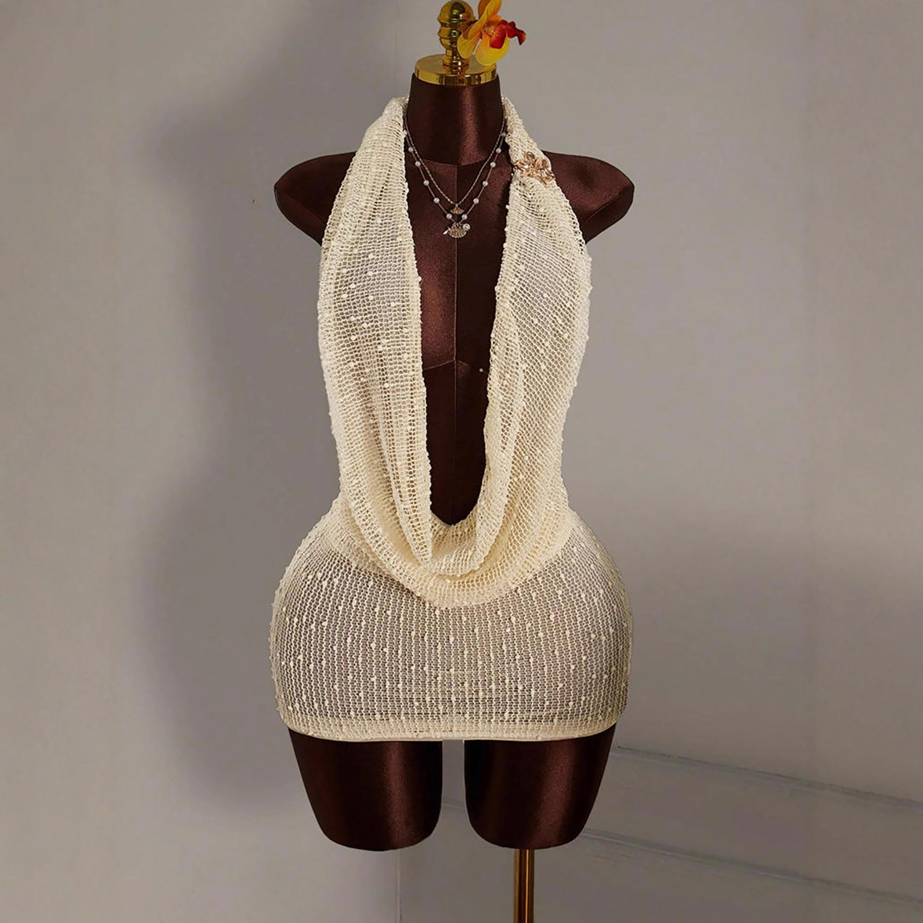 Knitted Bodycon Mini Dress Wom - Summer Clothing Drawing 리뷰 및 가격
