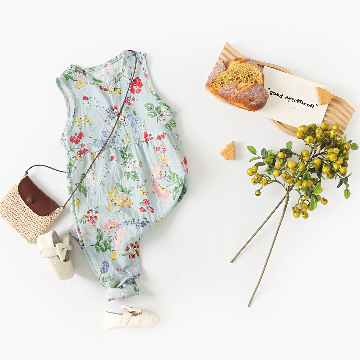 Baby Girls Flower Rompers Slee - Summer Clothing Drawing 리뷰 및 가격