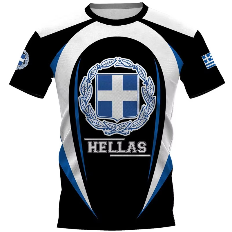 Hellas Totem Greece Emblem Gra - Summer Clothing For Greece 리뷰 및 가격