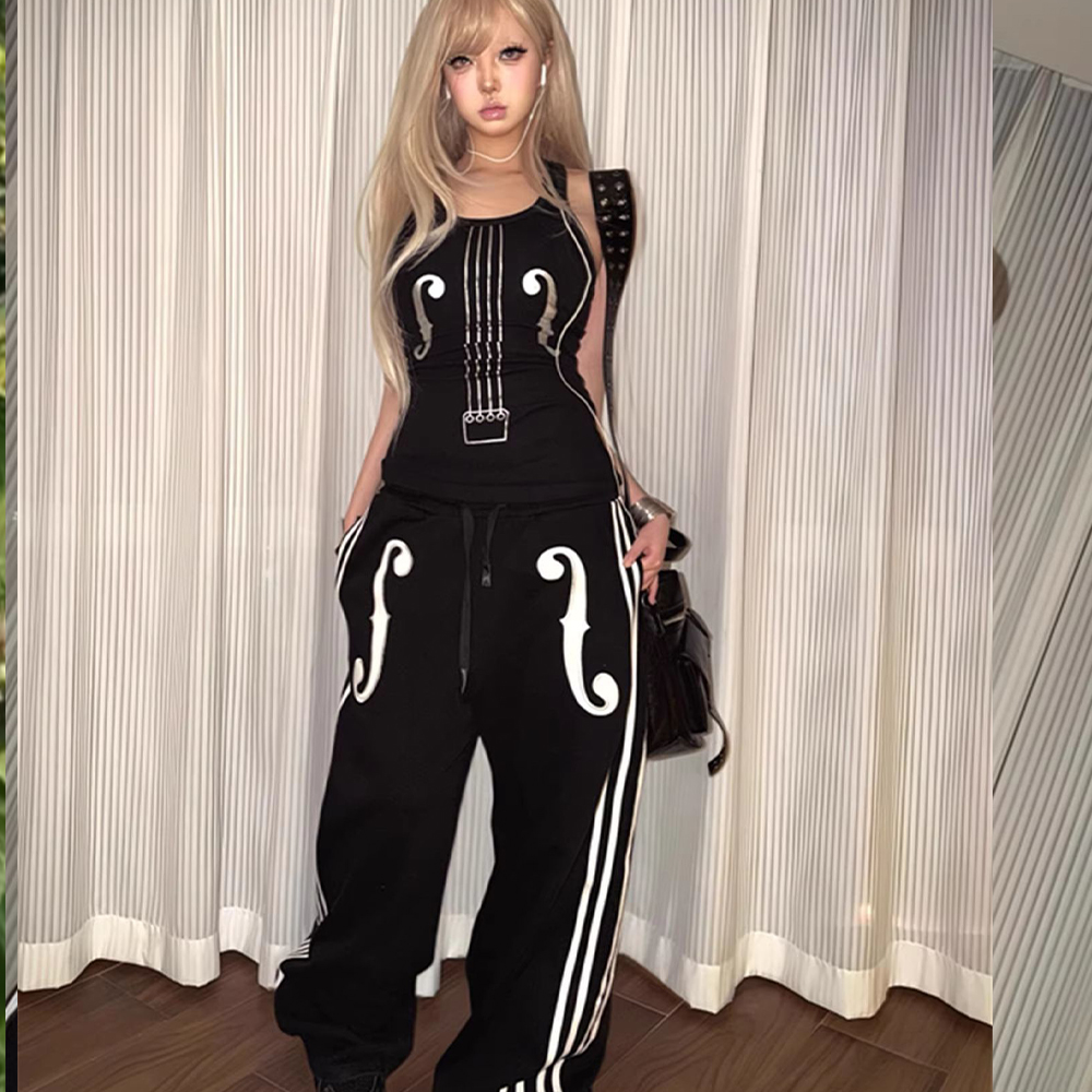 Printed Black Vest Women's Sum - Summer Clothing Styles For Women 리뷰 및 가격