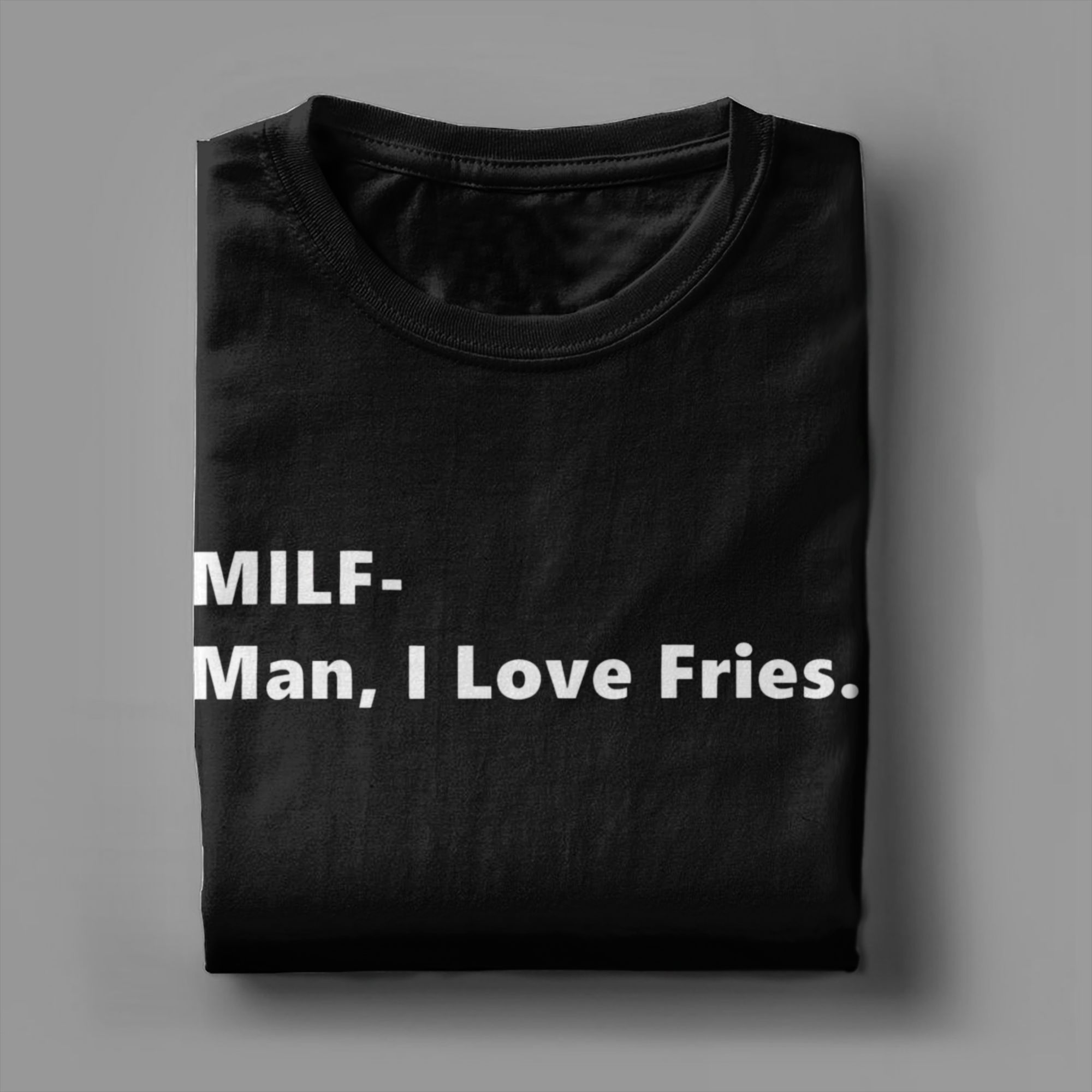 MILF Man I Love Fries Funny Qu - Summer Clothing Quotes 리뷰 및 가격