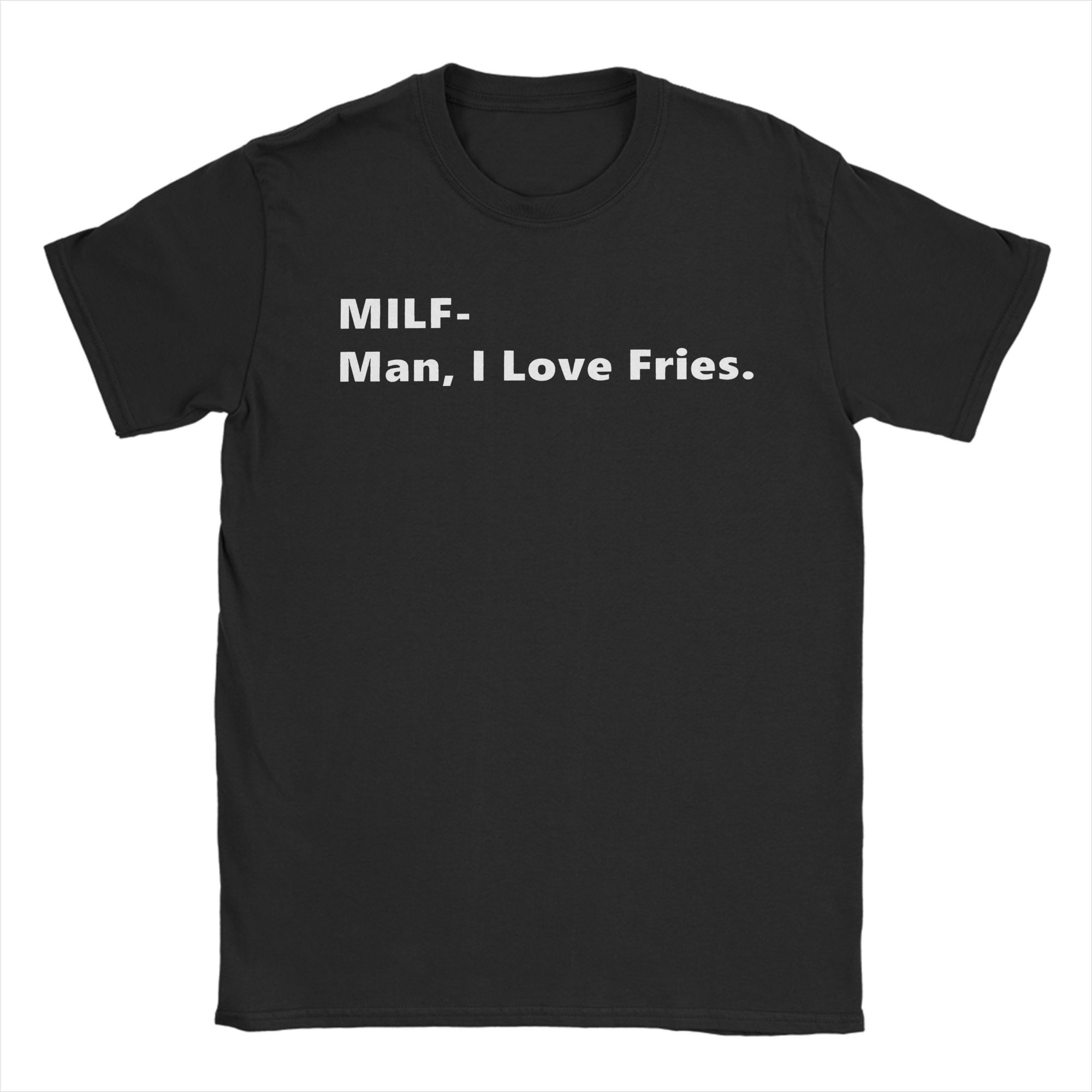 MILF Man I Love Fries Funny Qu - Summer Clothing Quotes 리뷰 및 가격
