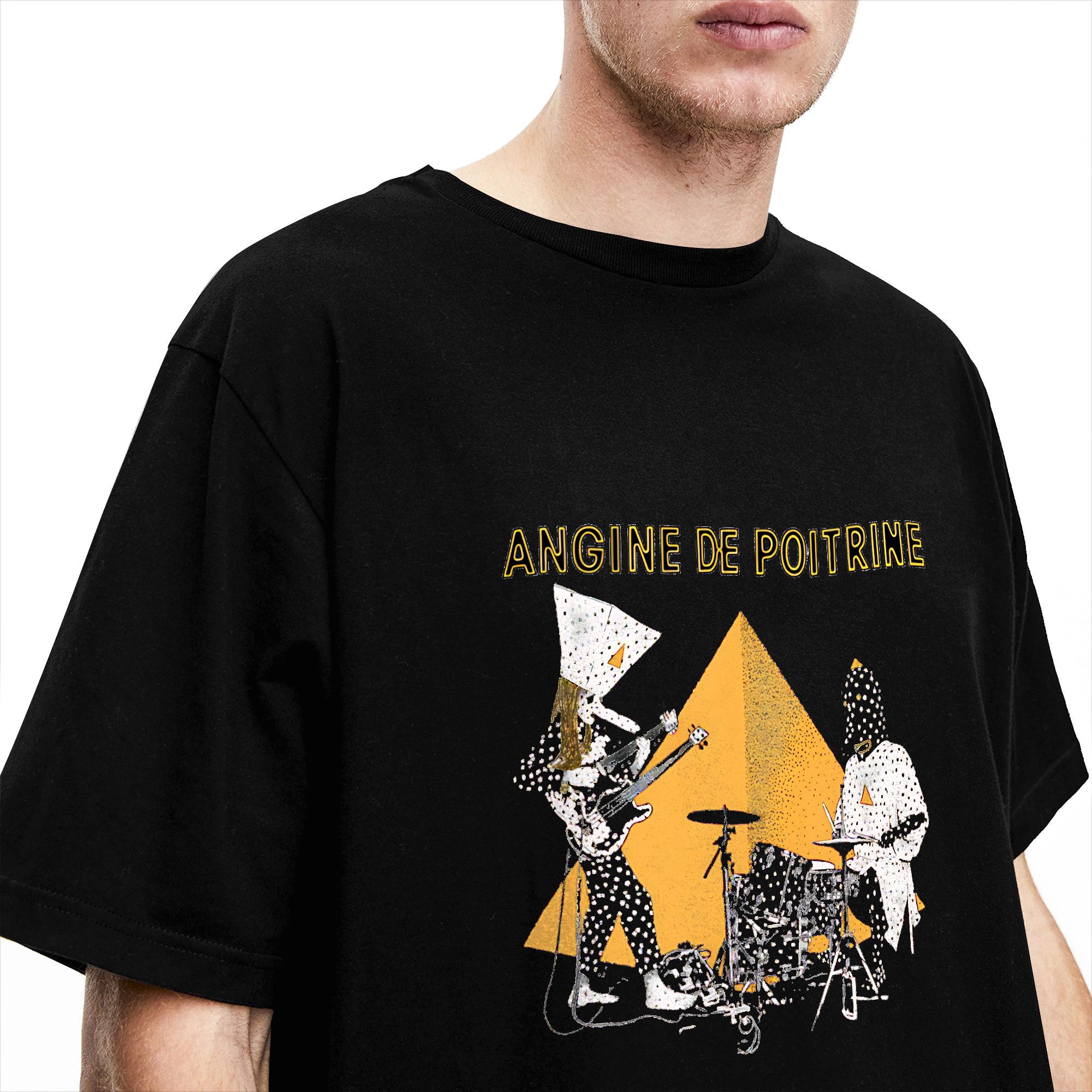 Mens T-Shirt Band Angine de Po - Summer Clothing Ideas 리뷰 및 가격