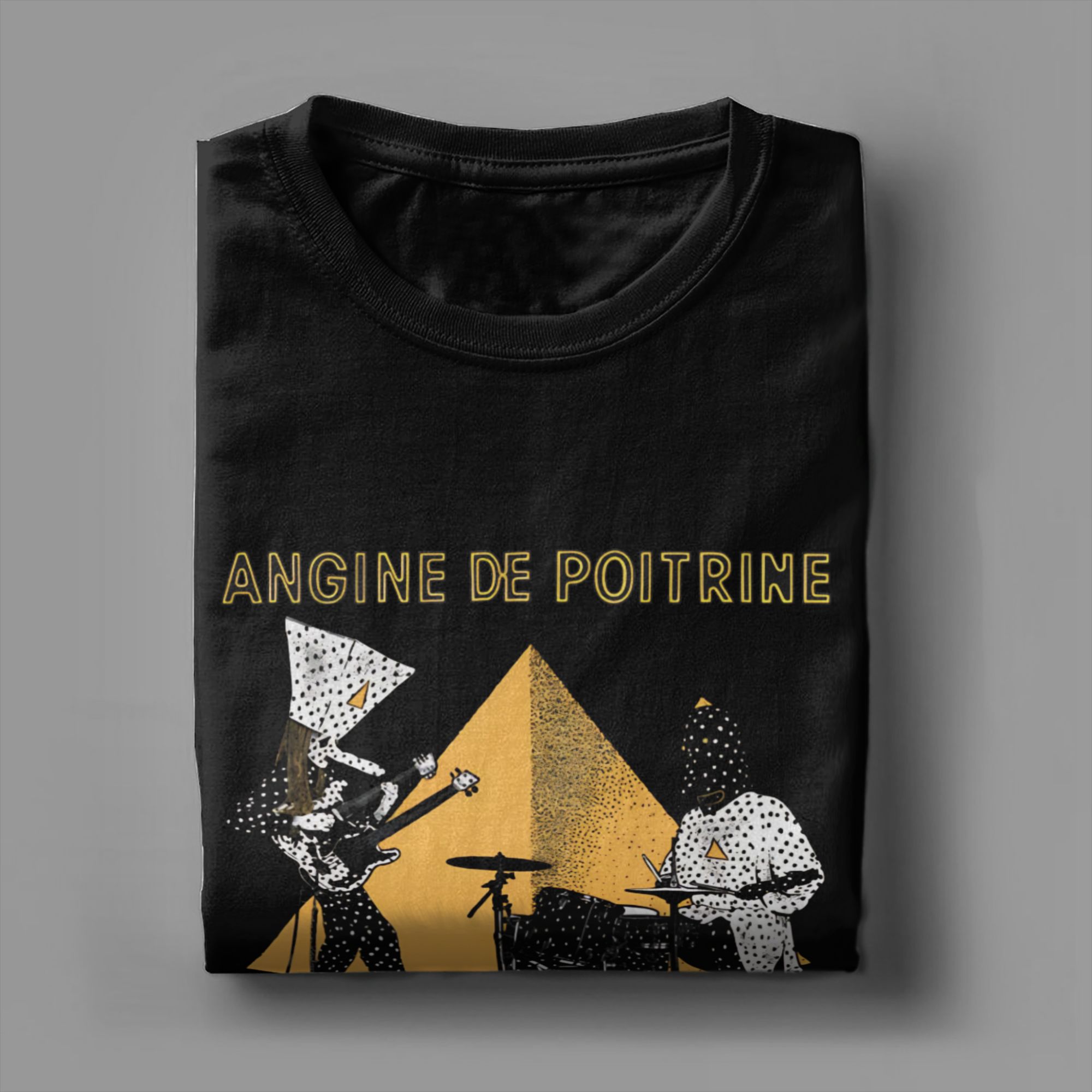 Mens T-Shirt Band Angine de Po - Summer Clothing Ideas 리뷰 및 가격