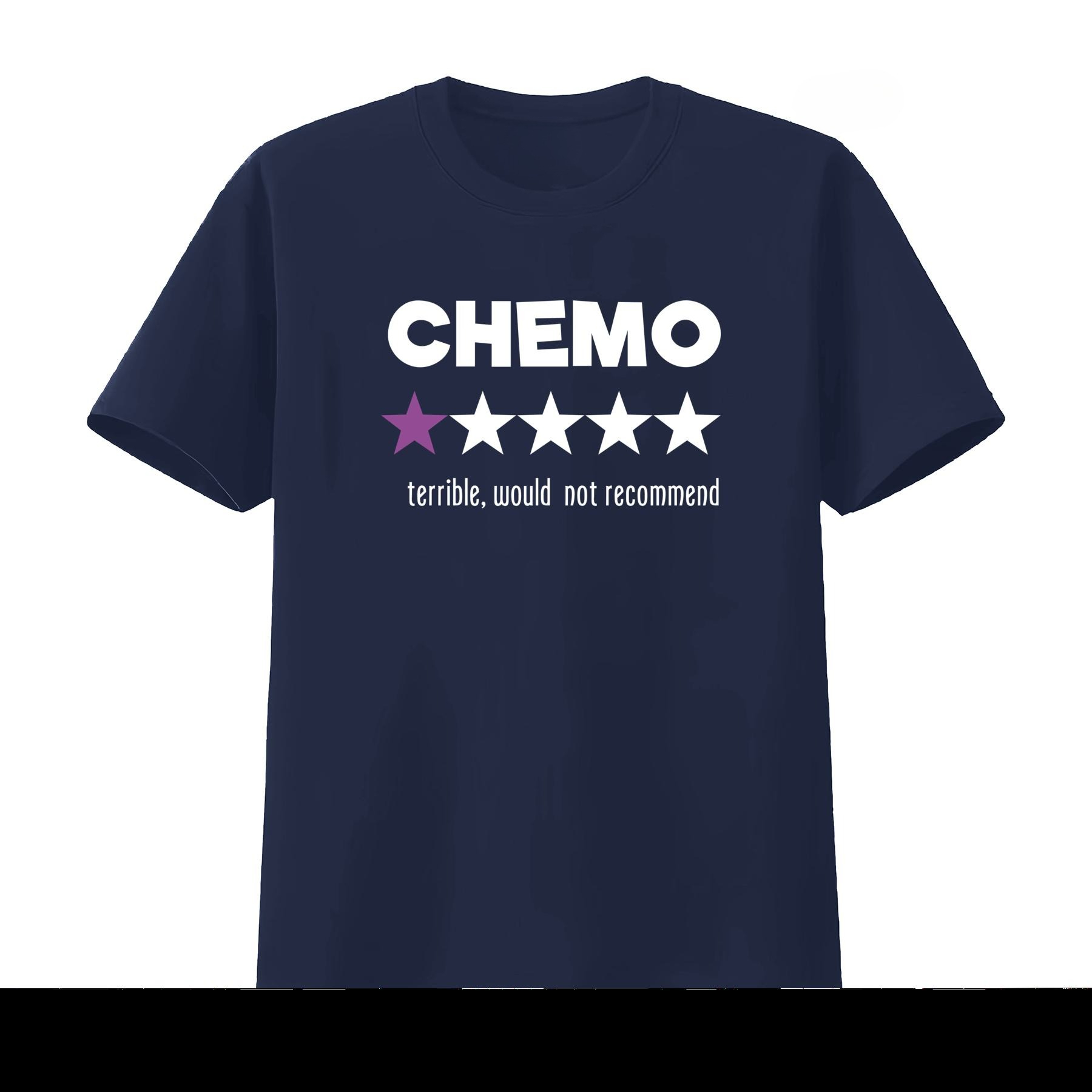 Funny Chemo T-Shirt with Star  - Summer Clothing Recommendations 리뷰 및 가격