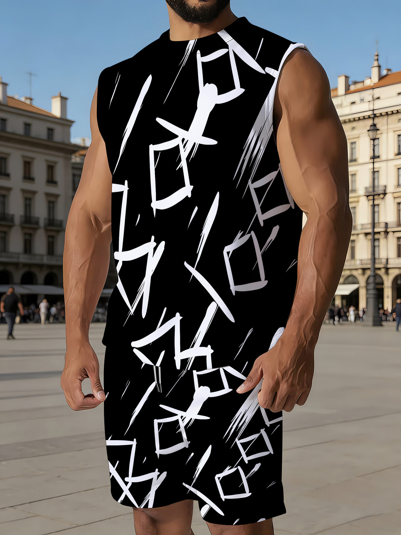 Men's Compression Tank Top and - Summer Clothing Wear 리뷰 및 가격