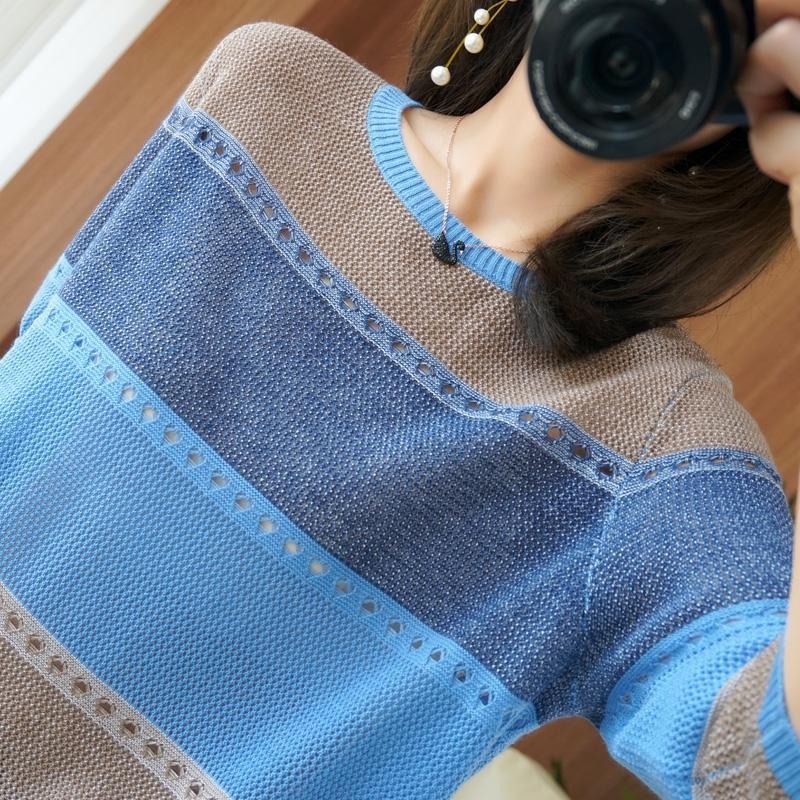 Women Sweater 3/4 Sleeve Korea - Summer Clothing Yarn 리뷰 및 가격