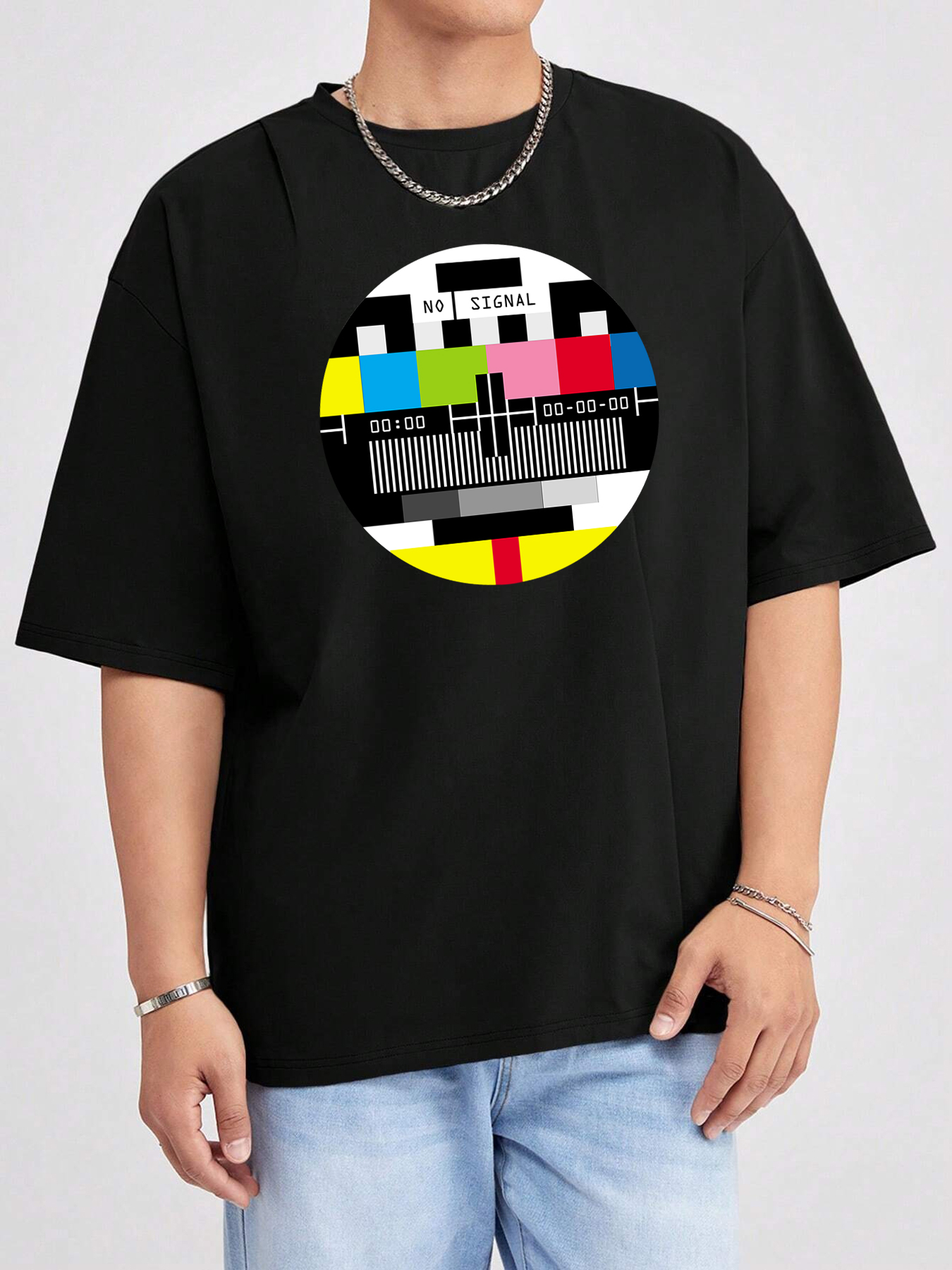 No Signal Tv Picture Pattern C - Summer Clothing Pictures 리뷰 및 가격