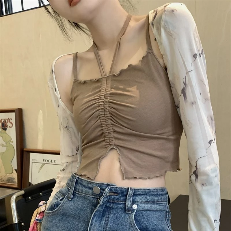 Sets Women Halter Sexy Crop To - Summer Clothing Young Women 리뷰 및 가격