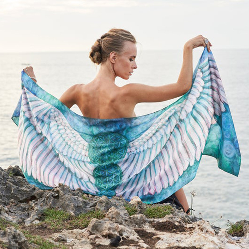 Boho Feather Wings bikini Cove - Summer Clothing Young Women 리뷰 및 가격