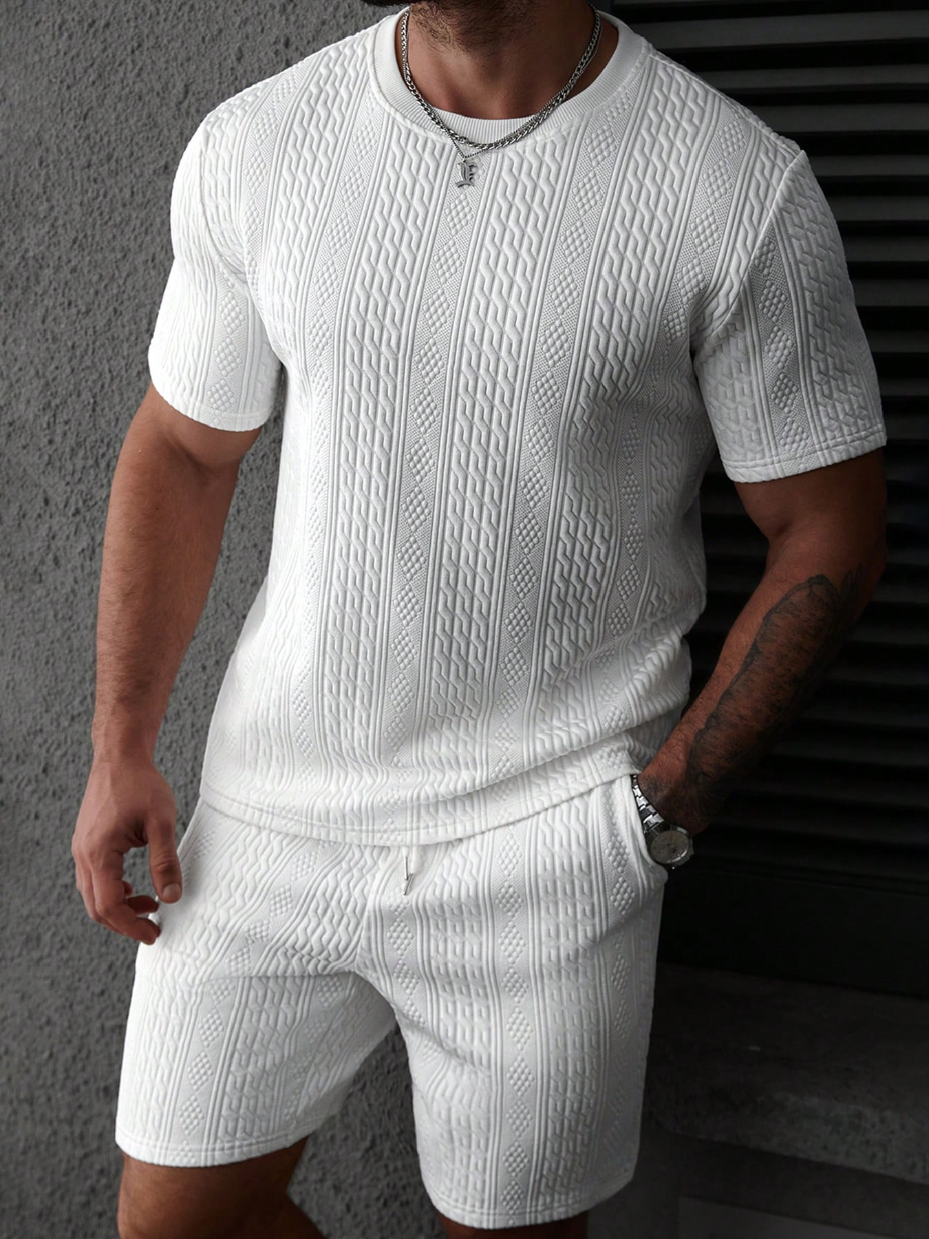 Casual men's polo shirt set, s - Summer Clothing Types 리뷰 및 가격
