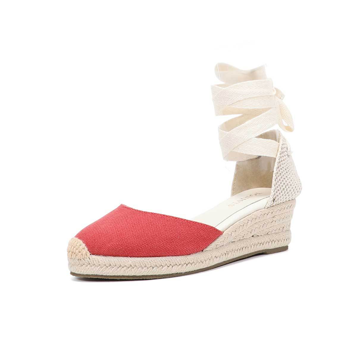 Women Wedge Espadrilles Lace U - Espadrille Sandal Women 리뷰 및 가격