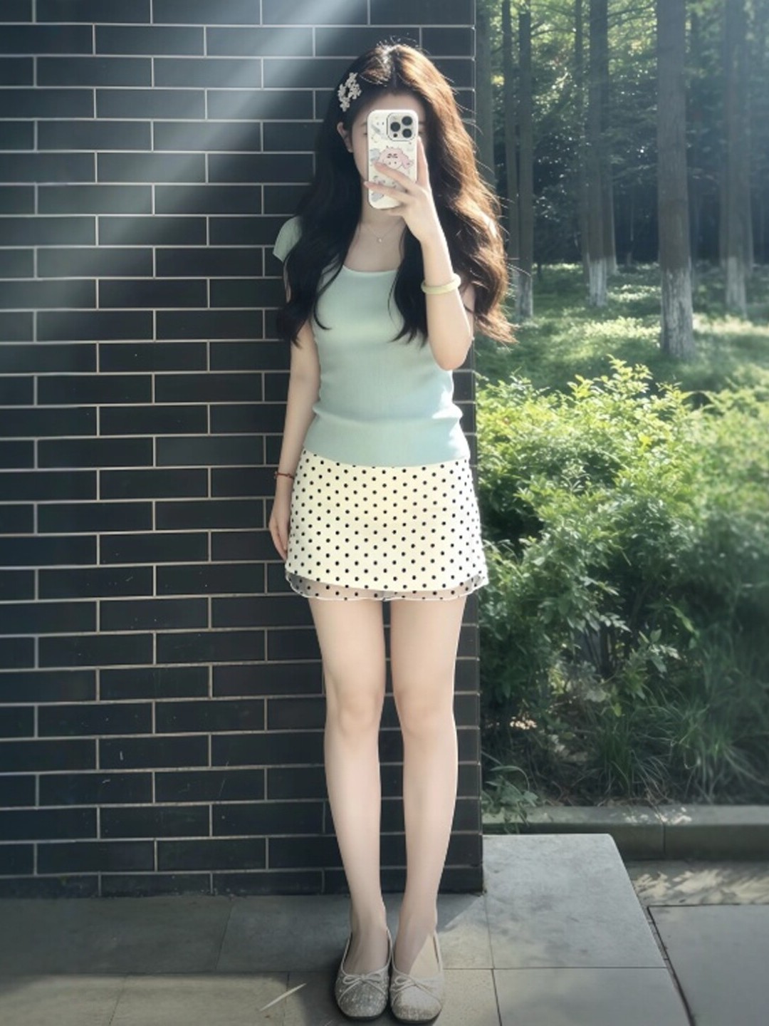 Summer Polka Dot Halter Neck S - Summer Clothing Young Women 리뷰 및 가격