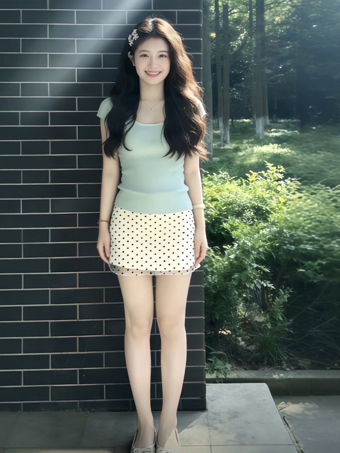 Summer Polka Dot Halter Neck S - Summer Clothing Young Women 리뷰 및 가격