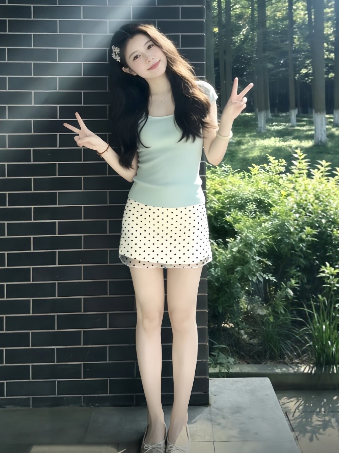 Summer Polka Dot Halter Neck S - Summer Clothing Young Women 리뷰 및 가격