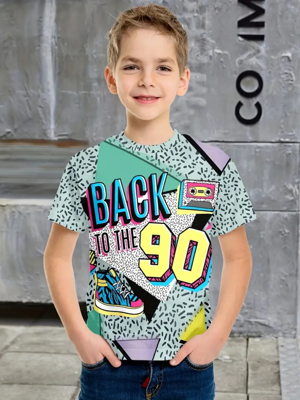 Children's Clothing T-Shirt Gr - Summer Clothing Drawing 리뷰 및 가격