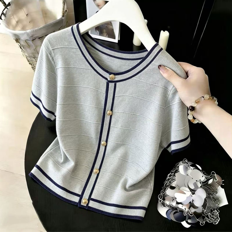 Women Clothing Short Sleeve Kn - Summer Clothing Yarn 리뷰 및 가격