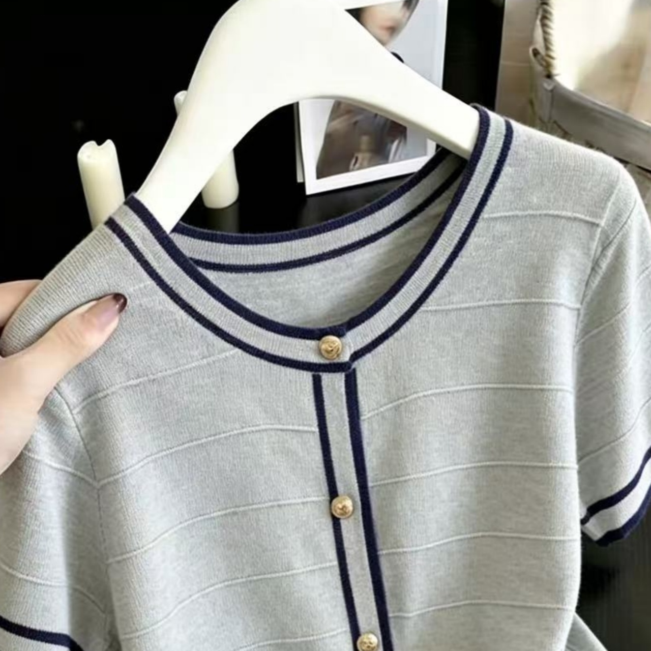 Women Clothing Short Sleeve Kn - Summer Clothing Yarn 리뷰 및 가격