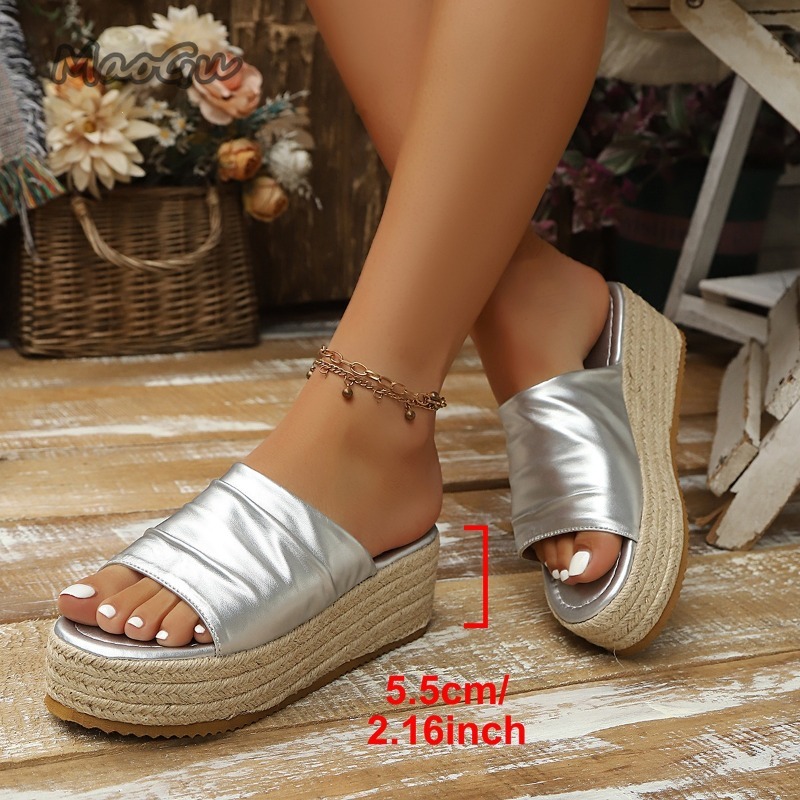Women's Ruched Espadrille Wedg - Espadrille Sandal Women 리뷰 및 가격