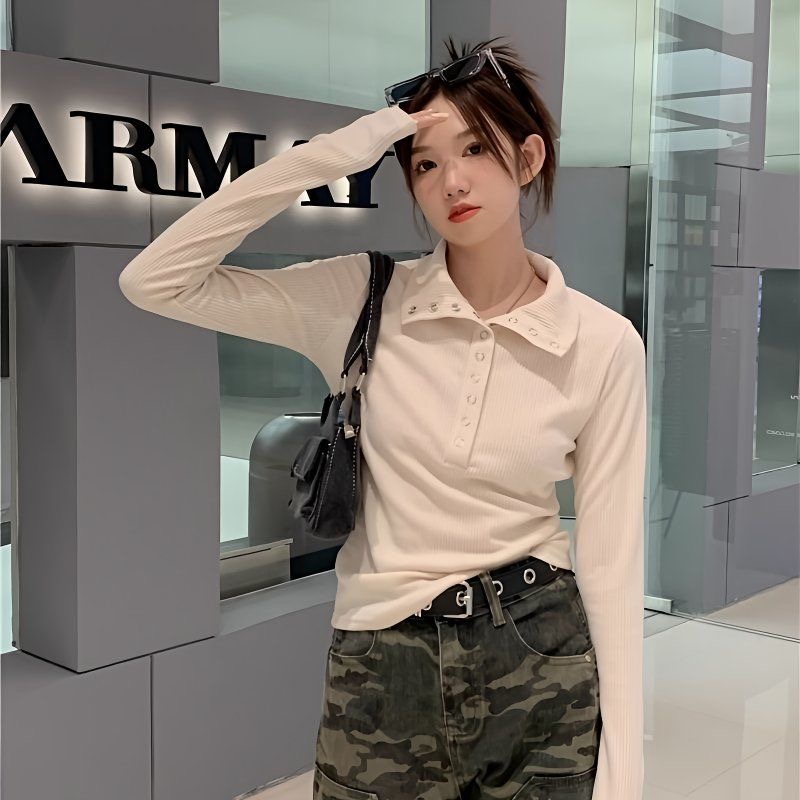 Women Fashion Slim Long Sleeve - Summer Clothing Yarn 리뷰 및 가격