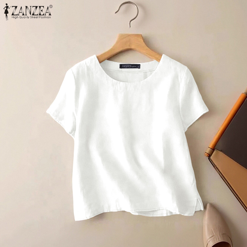 ZANZEA Summer Casual Cotton Bl - Summer Clothing Wear 리뷰 및 가격