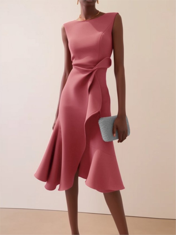 Elegant Women's Evening Dress  - Summer Clothing Drawing 리뷰 및 가격