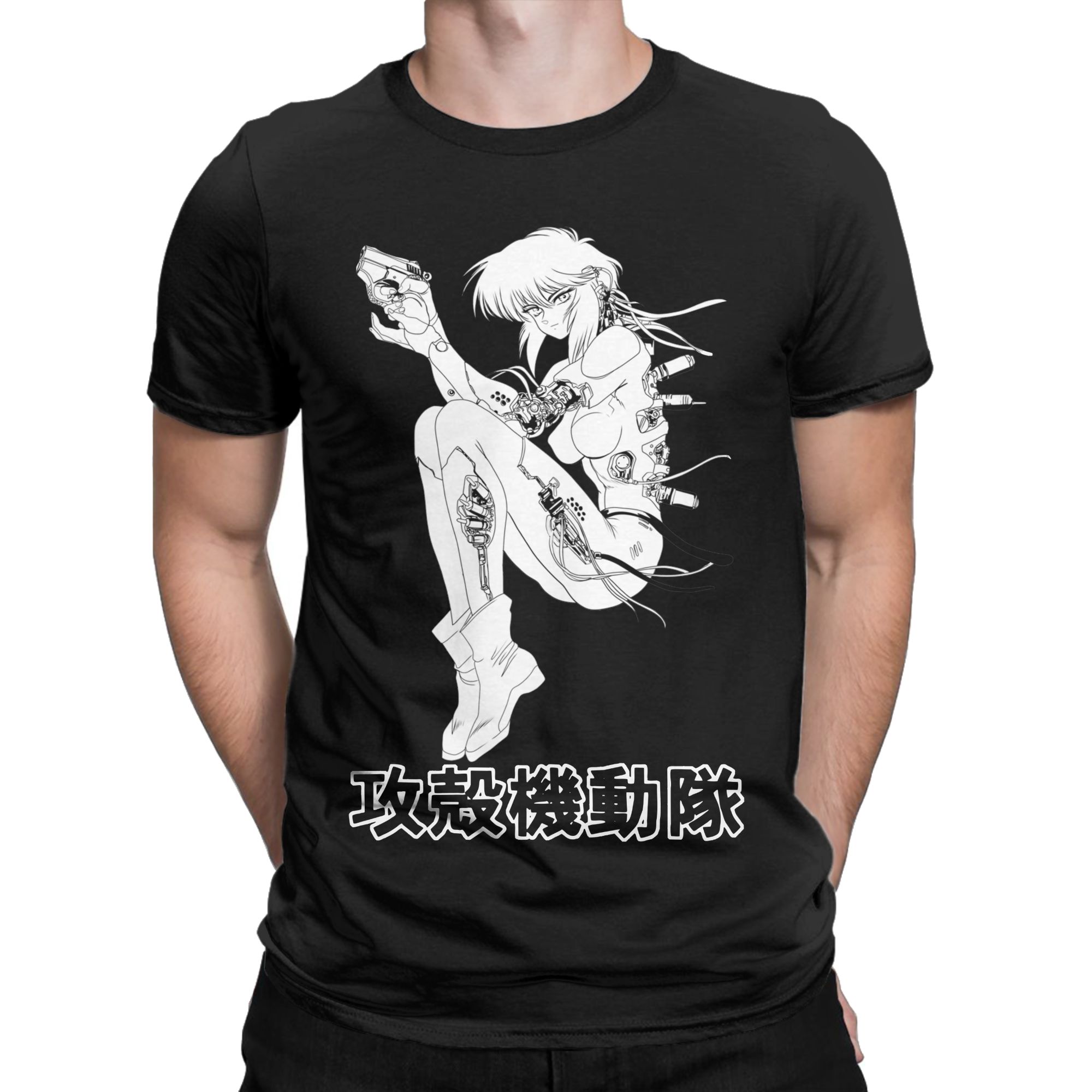 Motoko Ghost in the Shell T Sh - Summer Clothing Ideas 리뷰 및 가격