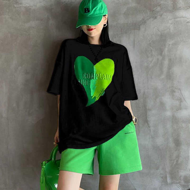 Fashion O-Neck Short Sleeve Sp - Summer Clothing Young Women 리뷰 및 가격