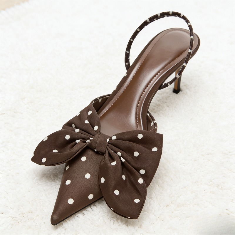 Brown Polka Dot Butterfly Knot - Summer Clothing Brands 리뷰 및 가격