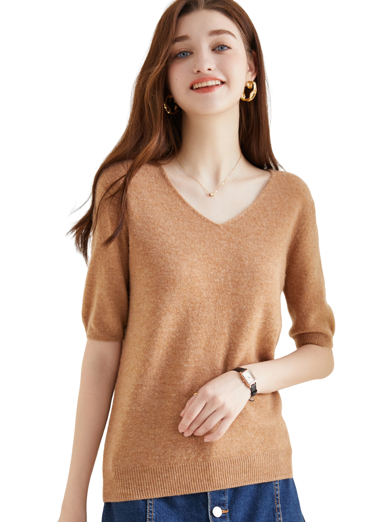 Women's Sweater 100% Merino Wo - Summer Clothing Yarn 리뷰 및 가격