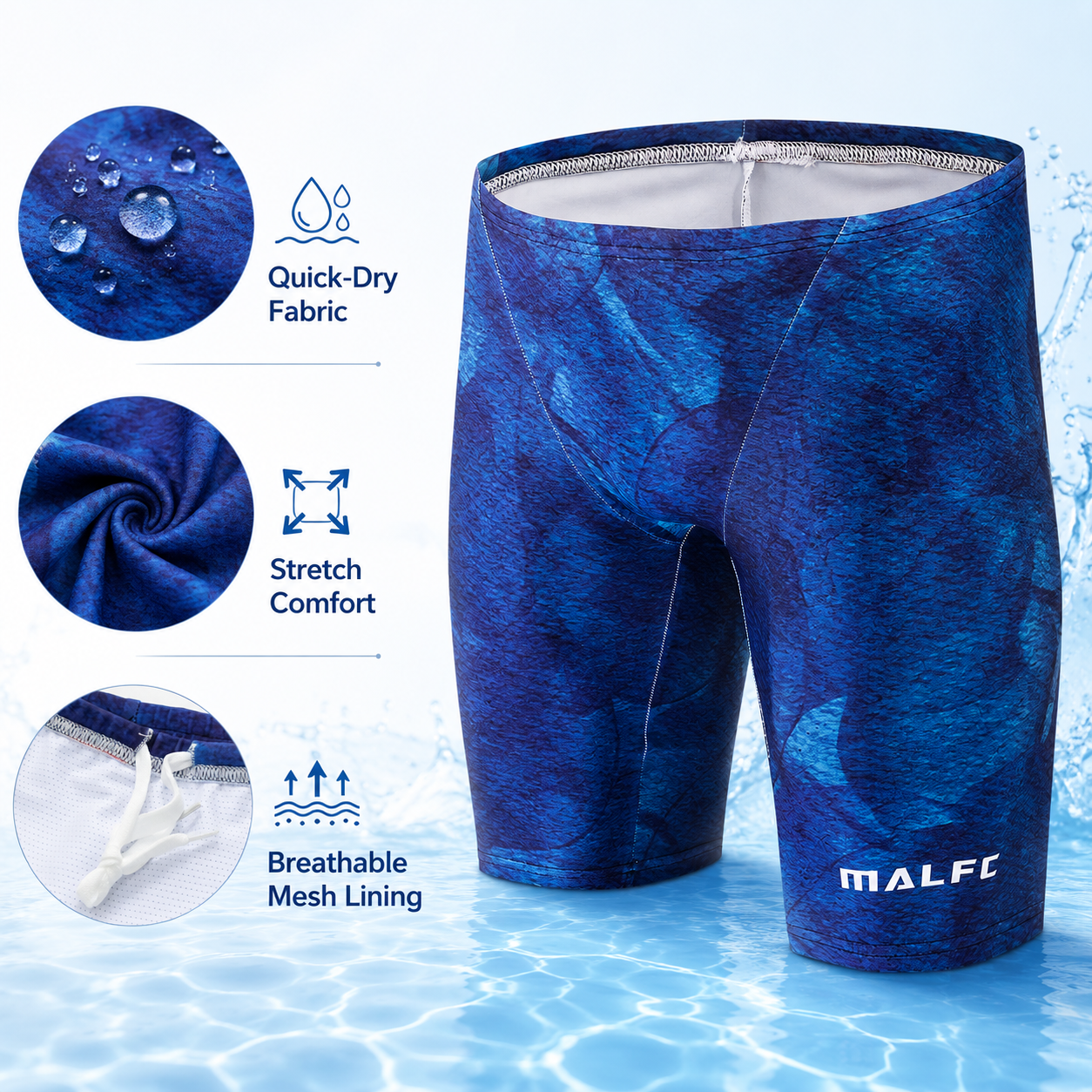 MALFC Summer Men's Swim Jammer - Board Short Surf 리뷰 및 가격