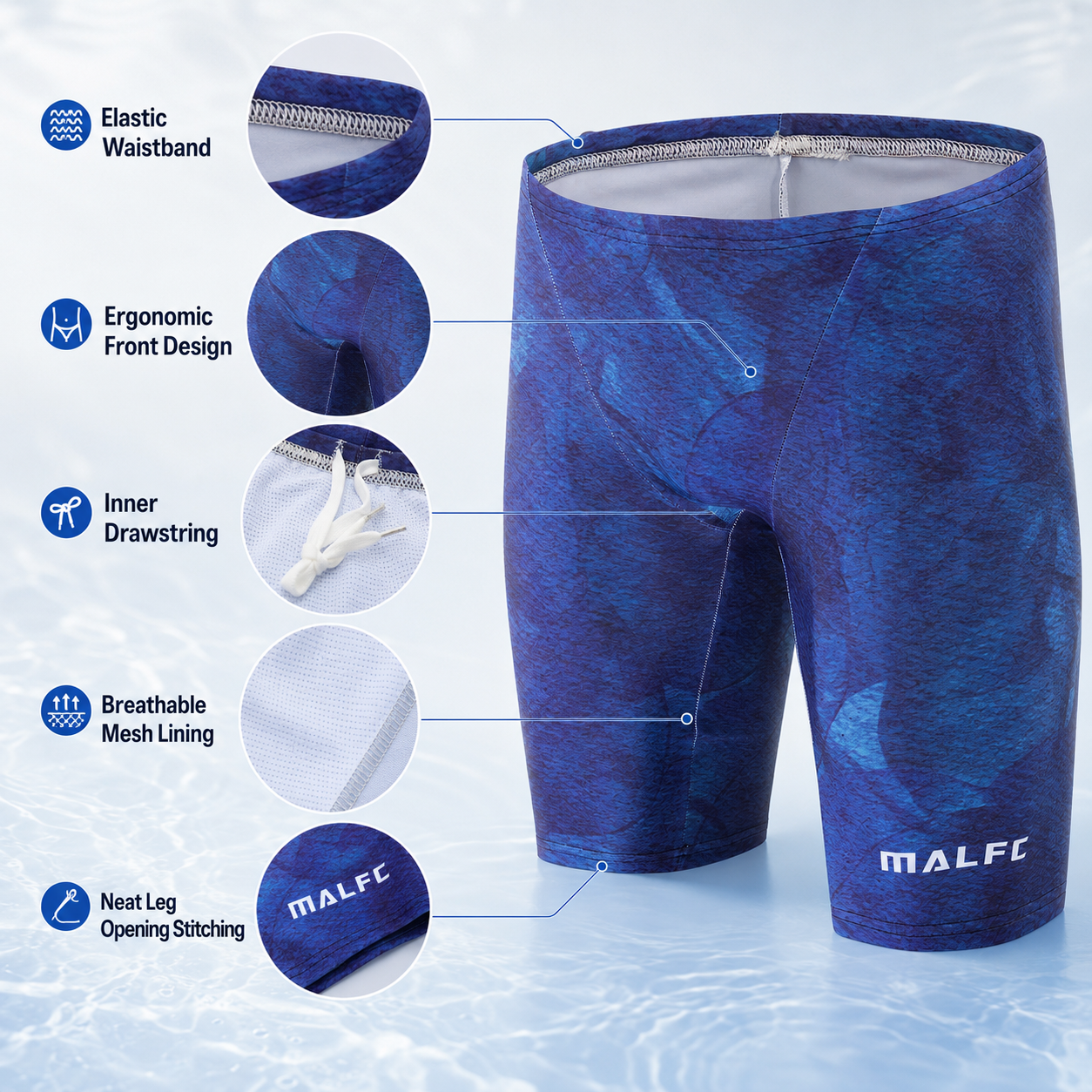 MALFC Summer Men's Swim Jammer - Board Short Surf 리뷰 및 가격