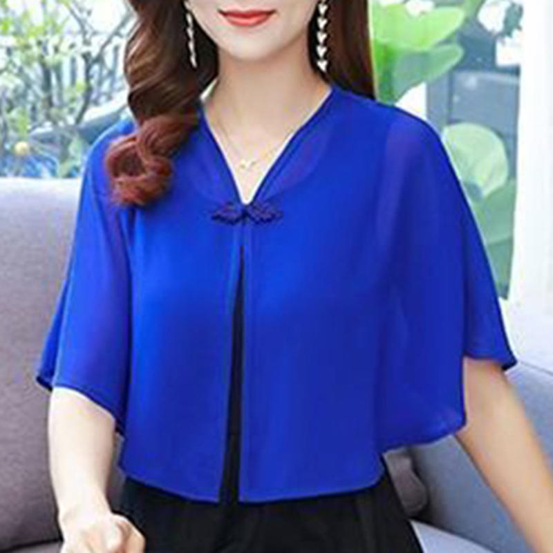 Spring Chiffon Short Outer Wea - Summer Clothing Wear 리뷰 및 가격