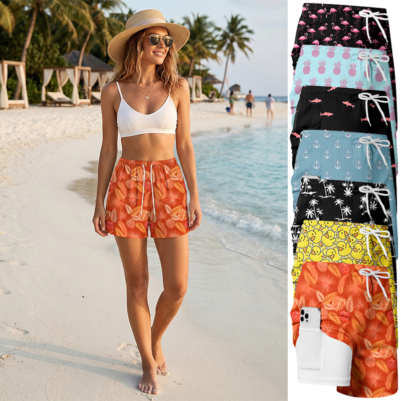 Women's All Over Print Beach S - Board Short Surf 리뷰 및 가격