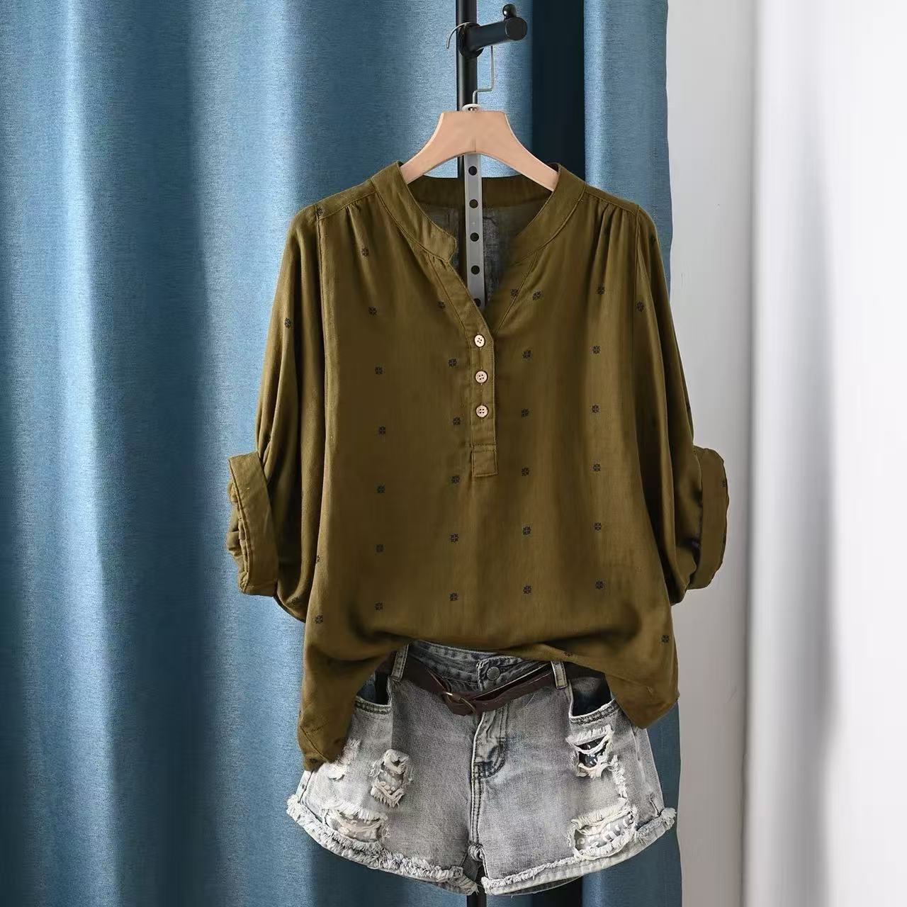 2026 Women's blouse women Japa - Summer Clothing Yarn 리뷰 및 가격