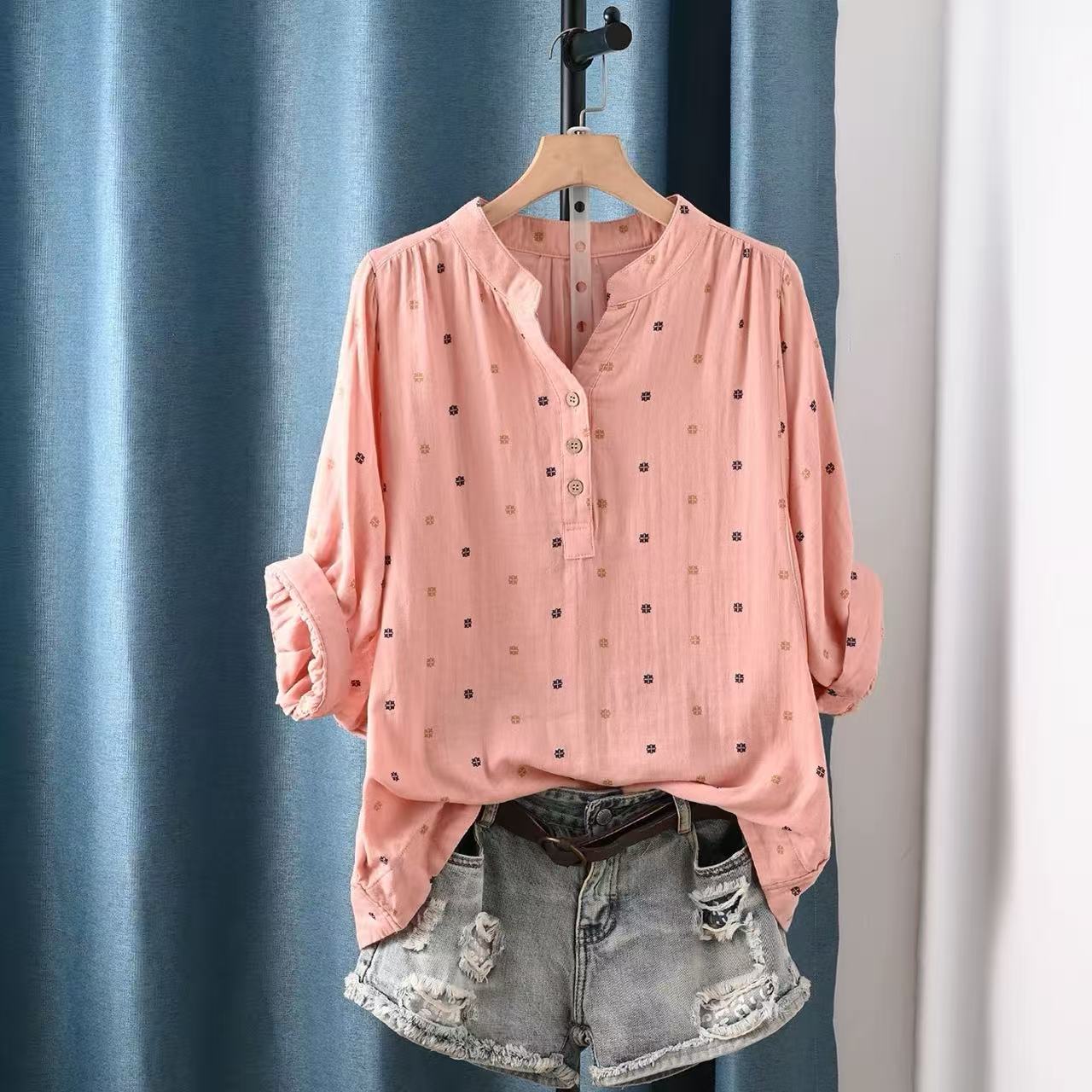 2026 Women's blouse women Japa - Summer Clothing Yarn 리뷰 및 가격