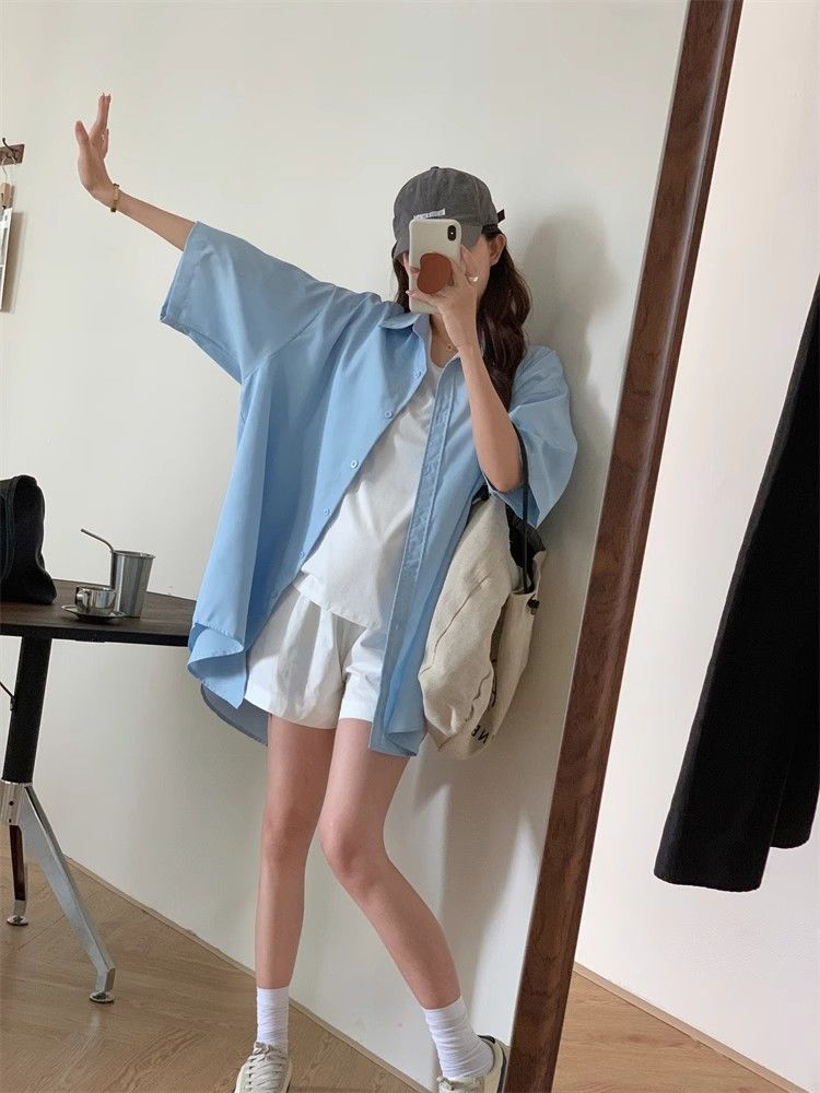 plus Size Women's  Neck Short  - Summer Clothing Wear 리뷰 및 가격