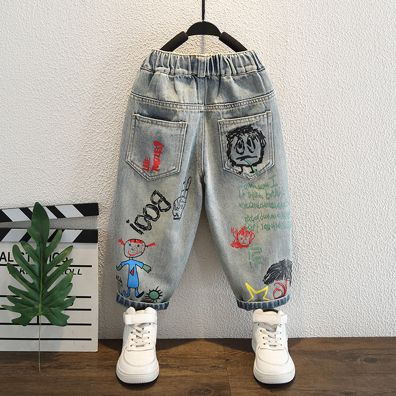 Baby Boy Jeans For Children Ch - Summer Clothing Drawing 리뷰 및 가격