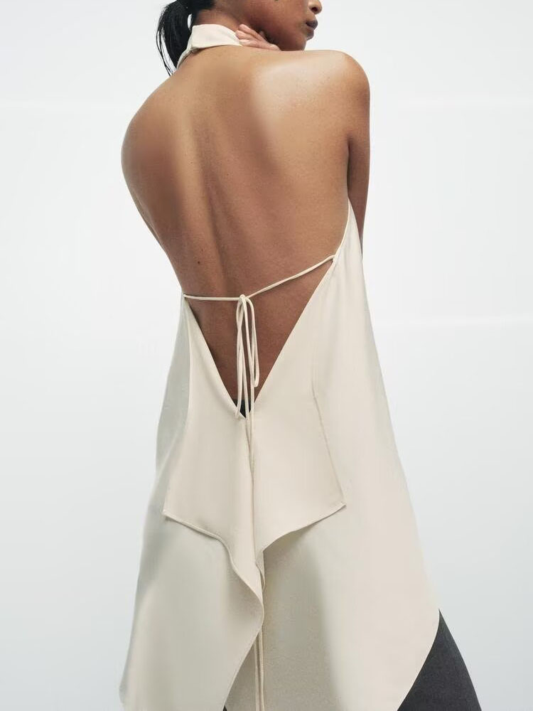 Sexy Asymmetrical Backless Sle - Summer Clothing Young Women 리뷰 및 가격